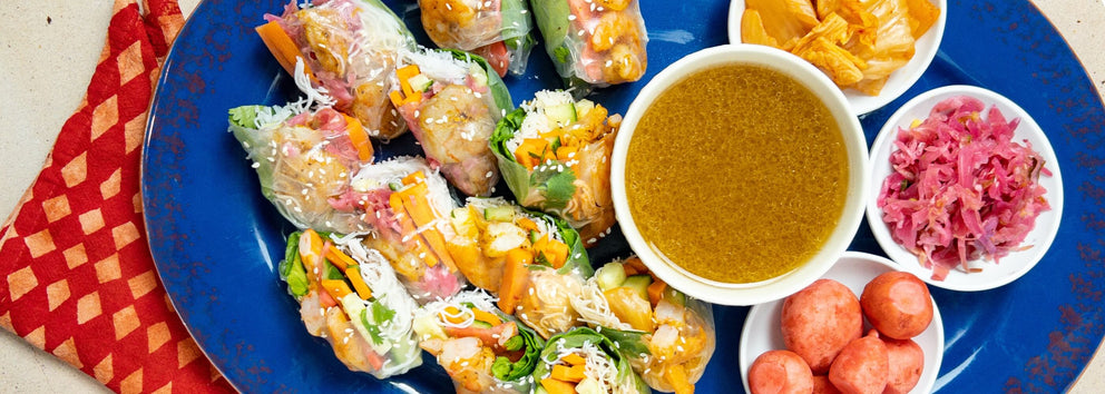 Fresh Summer Spring Rolls - Reluctant Entertainer